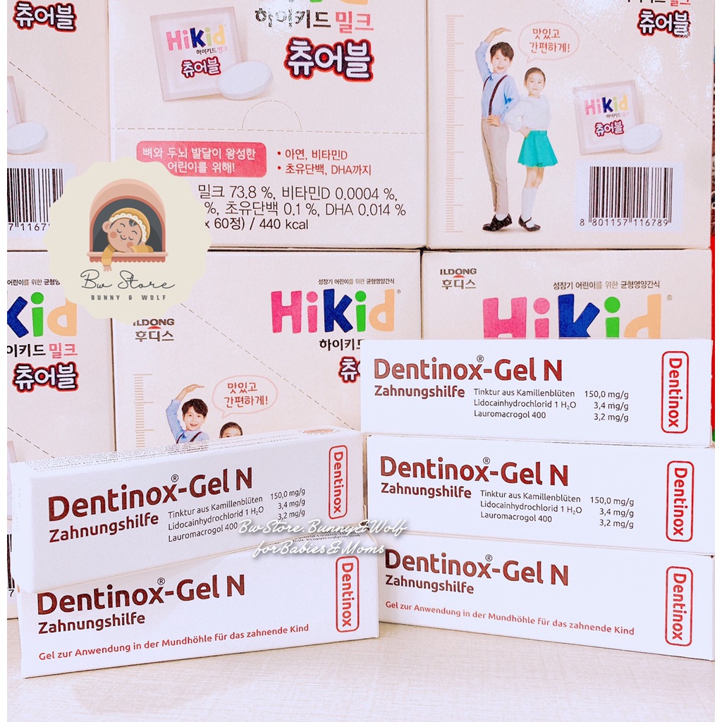 Gel Bôi Giảm Đau Mọc Răng Dentinox-Gel N Nội Địa Đức 10gr