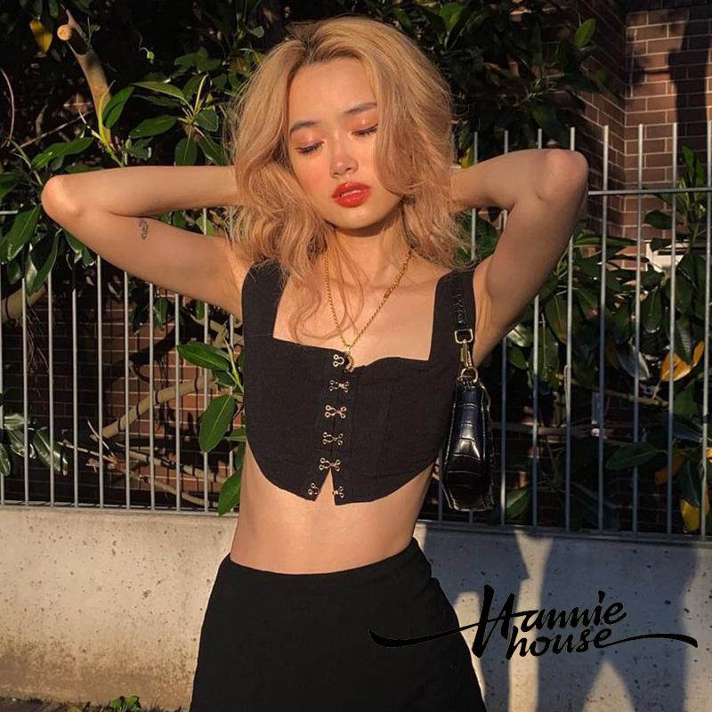 Áo Nữ Không Tay Cổ Vuông Thời Trang Quyến Rũ | BigBuy360 - bigbuy360.vn