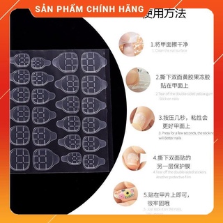 Miếng dân móng, keo silicon dán móng, tờ 12 miếng dán móng, tờ 24 miếng dán móng