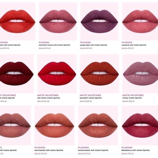 Son lime crime nhiều màu.