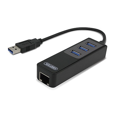 Hub USB 3.0 3 port + LAN UNITEK Y-3045C Chính hãng (LAN). VI TÍNH QUỐC DUY