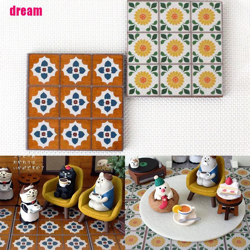 Mô Hình Sàn Gỗ Trang Trí Nhà Búp Bê Tỉ Lệ 1 / 6