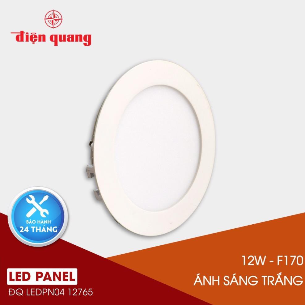Bộ đèn LED panel tròn Điện Quang ĐQ LEDPN04 12765 167 (12W daylight F167)