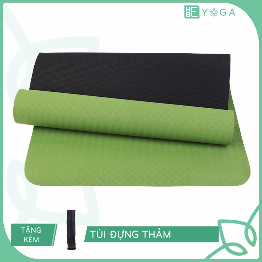 Thảm Tập Yoga Tpe Relax 6mm 2 Lớp Cao Cấp