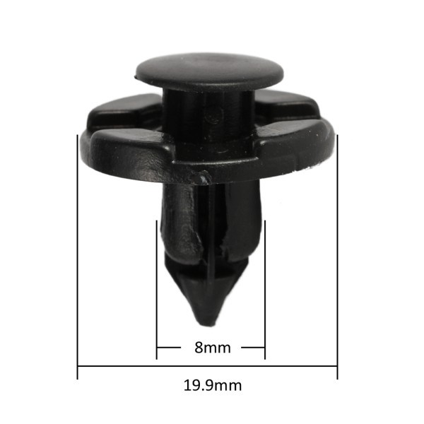 Đinh tán kẹp bằng nhựa 10 cái 8mm cho Nissan