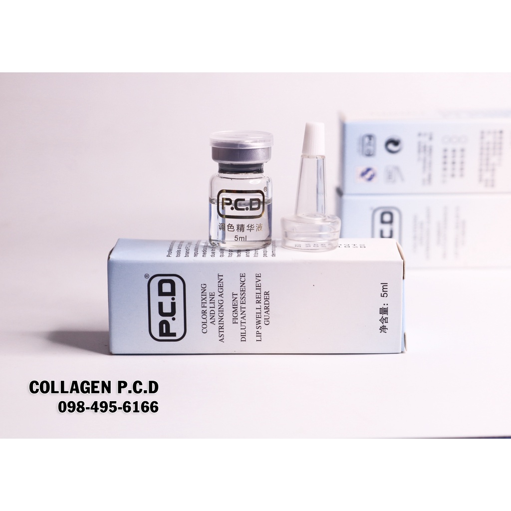 Phủ Bóng Môi Collagen PCD Sau Phun Môi Giúp Ủ Mềm Da Căng Bóng Sau Phun Xăm Loại 5ml