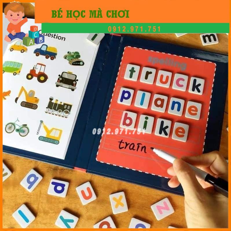 (Xả kho giá sốc) BỘ ĐỒ CHƠI GHÉP CHỮ VÀ SỐ SPELLING GAME CHO BÉ