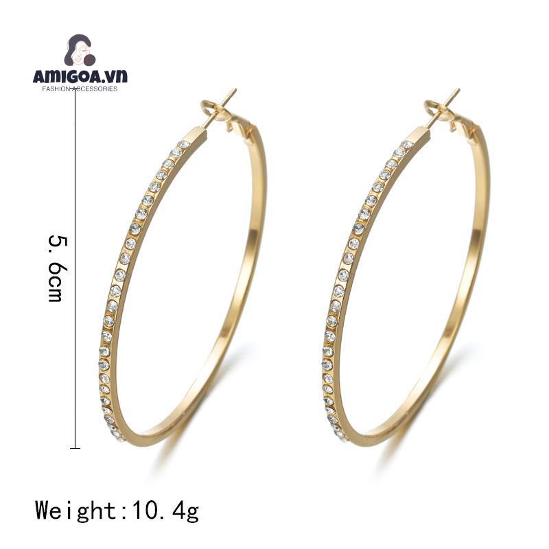 ✨✨Khuyên tai dạng vòng tròn lớn phong cách punk