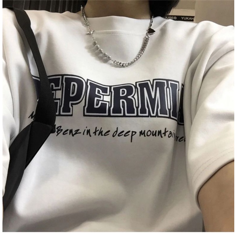 Áo thun tay lỡ nam nữ, áo phông unisex form rộng chất cotton mát mịn thấm hút mồ hôi in hình PE PE | BigBuy360 - bigbuy360.vn
