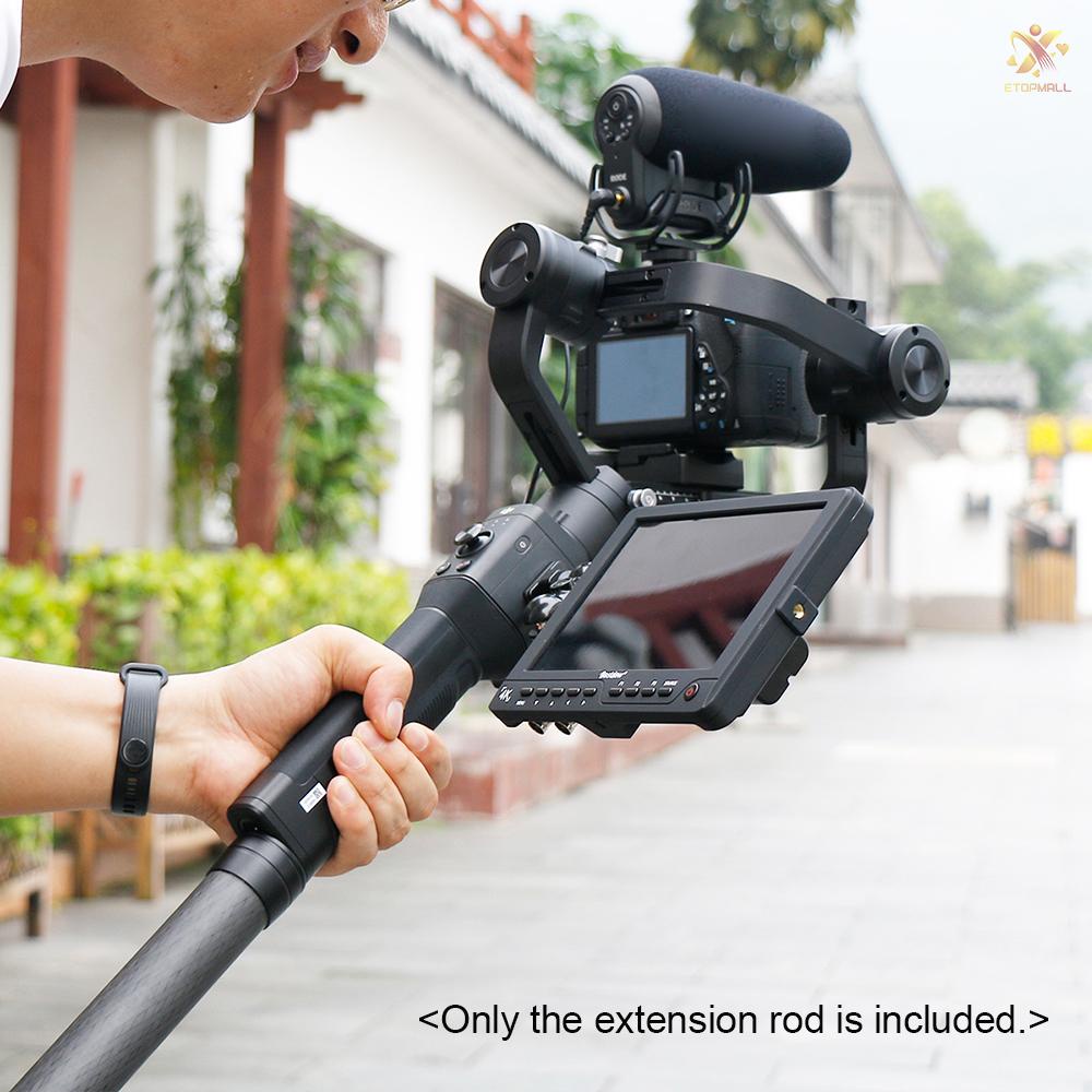 Thanh Nối Dài Ổn Định Bằng Sợi Carbon 1 / 4 Inch 35cm Cho Dji Ronin-S Zhiyun Crane 2 / 3 Feiyu Ak4000 / Ak2000 Air 2