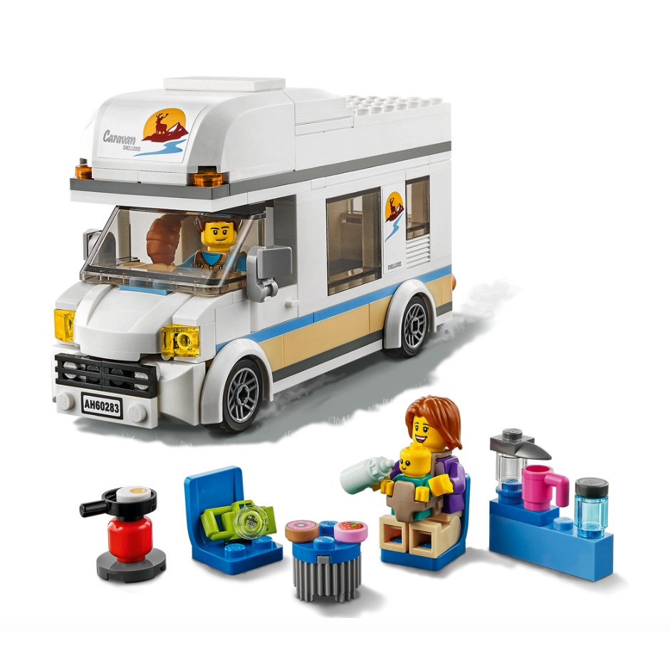 Lego HaHa - Lego City - Xe Cắm Trại Gia Đình - 60283
