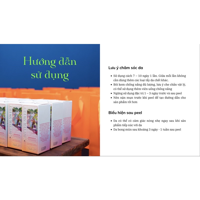DERMARIUM BITTERSWEET RESURFACING THERAPY 10ml - 36% AHA - Thay Da Hoá Học Tại Nhà Home Peel