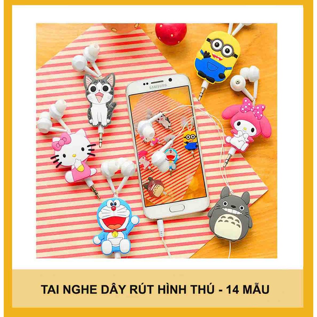 Tai nghe dây rút hình thú 12 mẫu L1-6