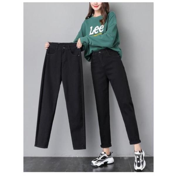 Quần bò baggy nữ quần jean đen baggy nữ quần jeans nữ lưng cao cạp cao quần nữ đẹp hot 2022 HoHaJean22