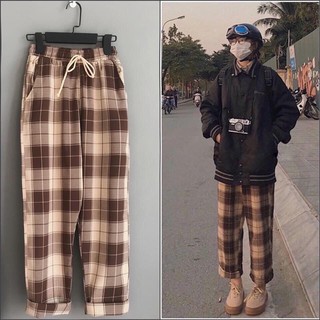 QUẦN CARO ÔNG RỘNG CỰC CHẤT
