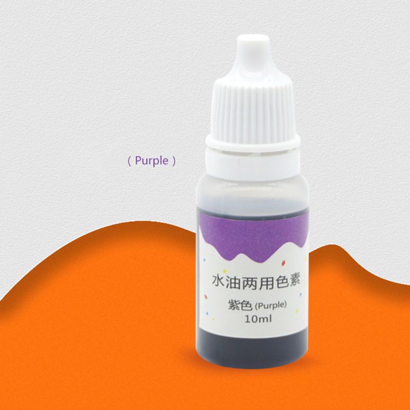 1 Bộ 12 chai chất tạo màu epoxy dầu nước pha nhựa đất sét công dụng kép để làm xà phòng thủ công