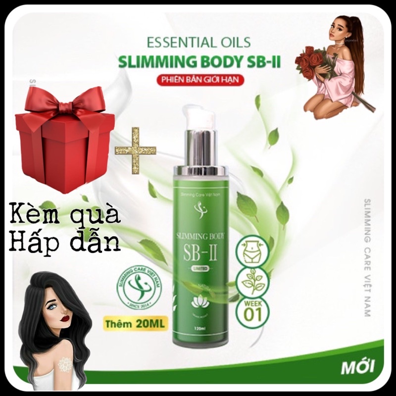 Tinh Dầu Ủ Nóng Tan Mỡ Bụng Slimming Body SB-II, Tan Mỡ Bụng, Tay, Chân, Đùi [ CHÍNH - HÃNG ]