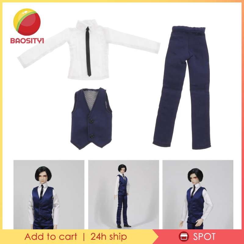 [Baosity1] Bộ Đồ Vest Nam Cho Búp Bê 31cm