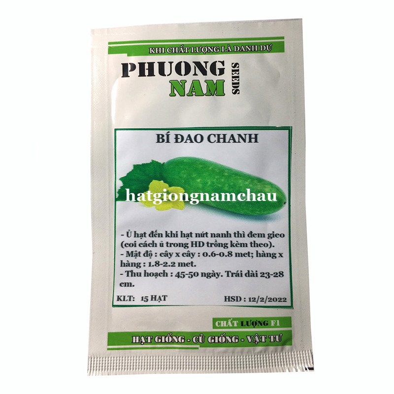 15H - HẠT GIỐNG BÍ ĐAO CHANH