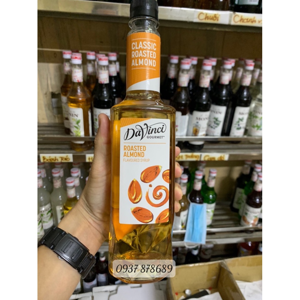 Syrup Davinci Hạnh Nhân Rang (Roasted Almond) 750 ml