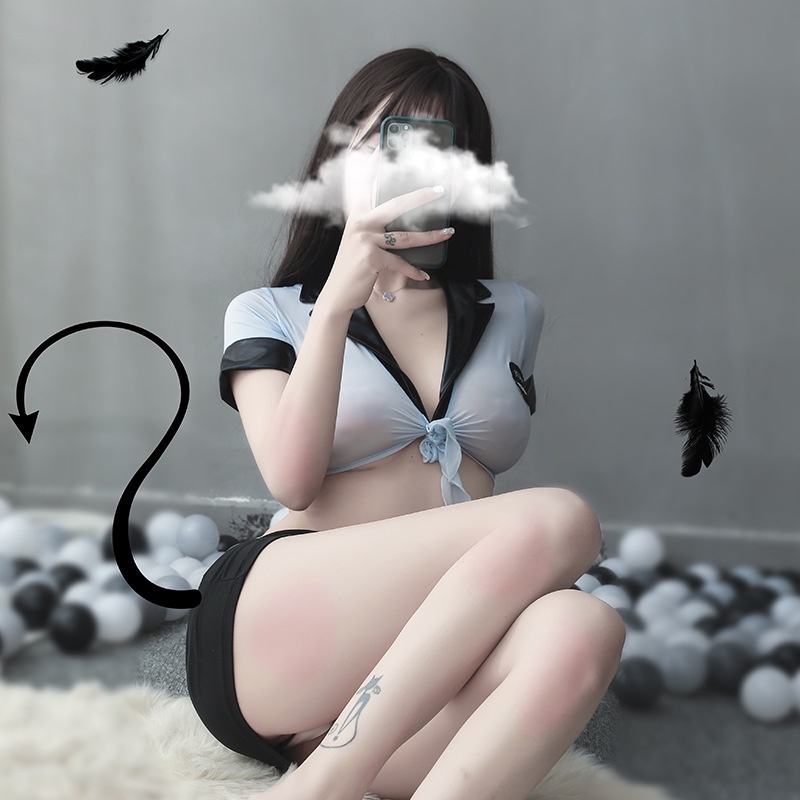 [Che tên, hỏa tốc] Cosplay cảnh sát sexy gợi cảm - Đồ cosplay sexy cảnh sát cột dây CP022