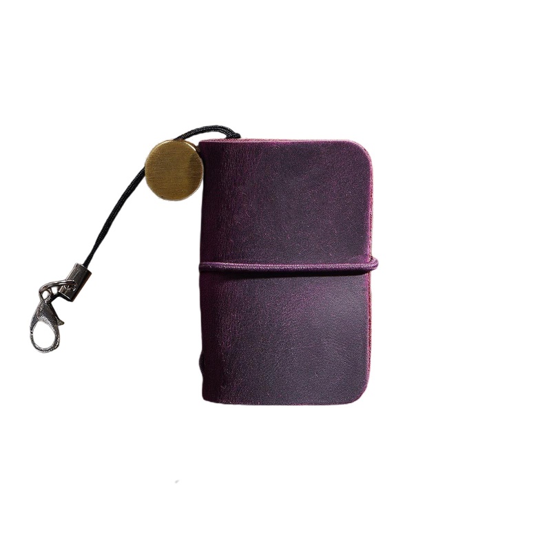 Seng Sổ Ghi Chú Bỏ Túi Bằng Da Dày Dặn Không Viền Dùng Hàng Ngày