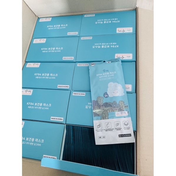 Khẩu trang KF94 Hàn Quốc lọc bụi, kháng khuẩn, không gây đau tai,không làm kích ứng da thương hiệu SINGRAMY