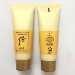 kbkb SỬA RỬA MẶT WHOO VÀNG ĐÔNG Y 40ml GIÁ SIÊU RẺ
