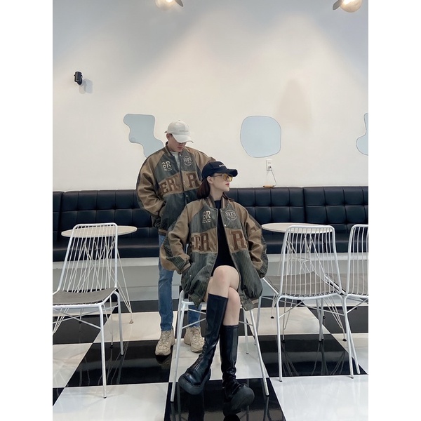 Áo khoác bomber varsity papa