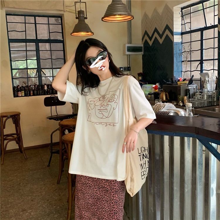 NRVP Áo Thun Tay Ngắn Cổ Tròn Thời Trang Mùa Hè Phong Cách Đường Phố Nhật Bản 2022 Cho Nữ