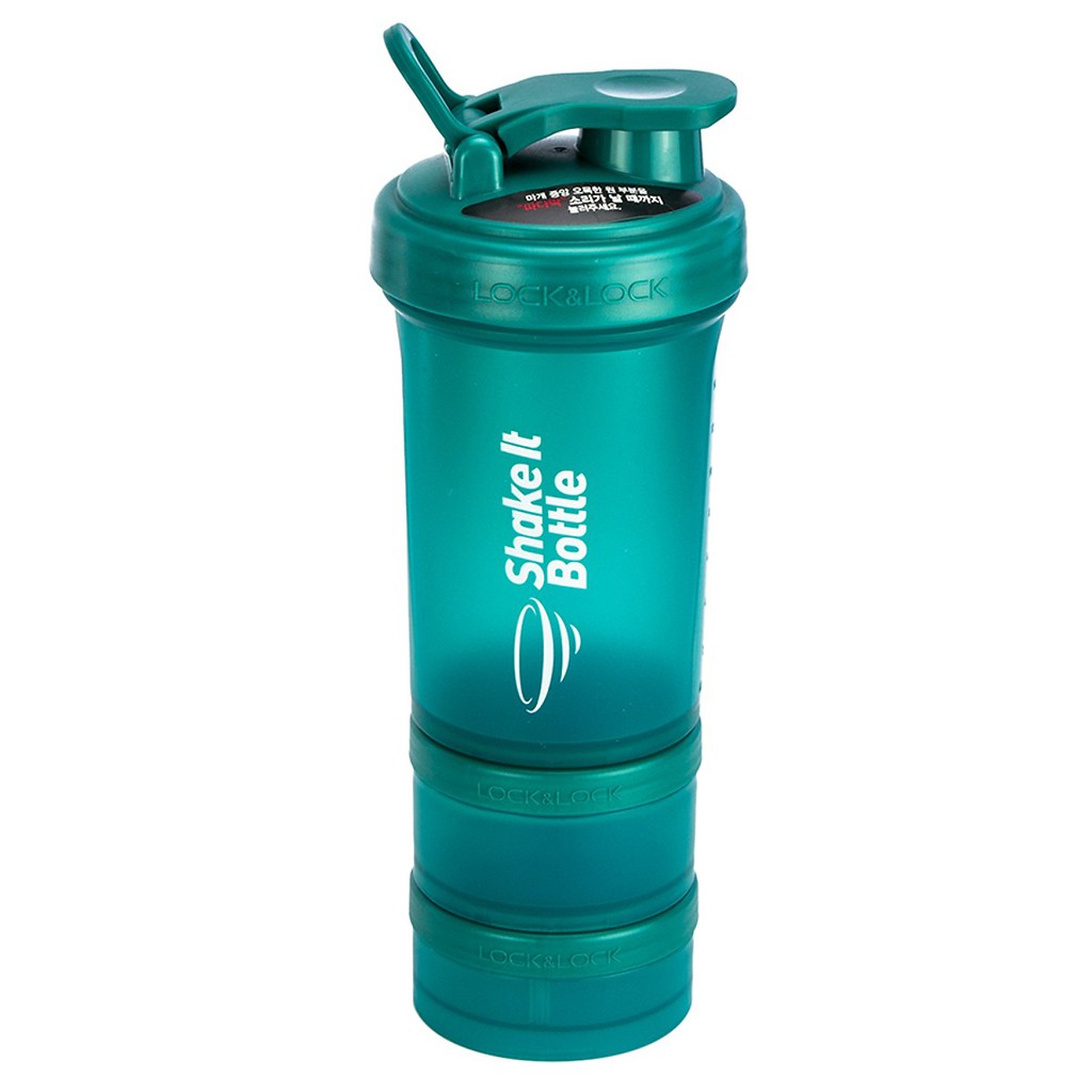 Bình Lắc SHAKE IT Lock&amp;Lock 600ml Màu Xanh Lá HAP945GRN