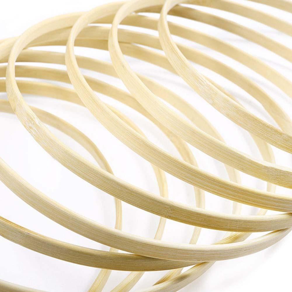 Khung Gỗ Thêu Vòng Bắt Giấc Mơ 7 Kích Cỡ Làm Bằng Thủ Công Hoops