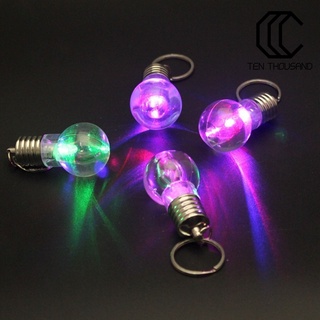 [HOT]✧Móc Khóa Bóng Đèn Mini Thay Đổi Màu Sắc