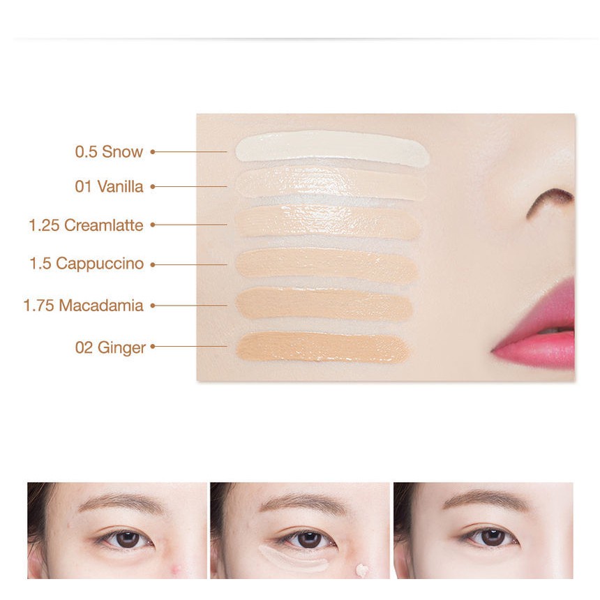 ✅[CHÍNH HÃNG] Kem che khuyết điểm The Saem Cover Perfection Tip Concealer (6.5g)