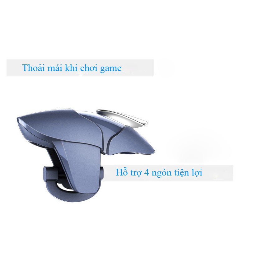 Nút bắn Pubg Freefire Blue Shark - Nút bấm Pubg Phụ kiện chơi Pubg Mobile