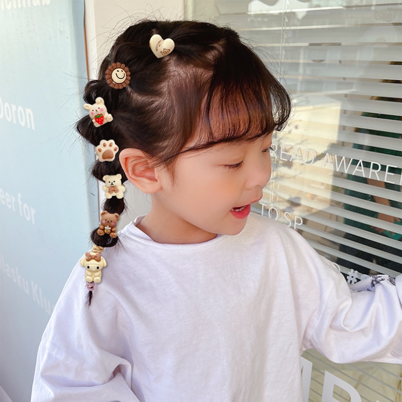 10 dây buộc tóc cao su phong cách Hàn Quốc dễ thương cho trẻ em