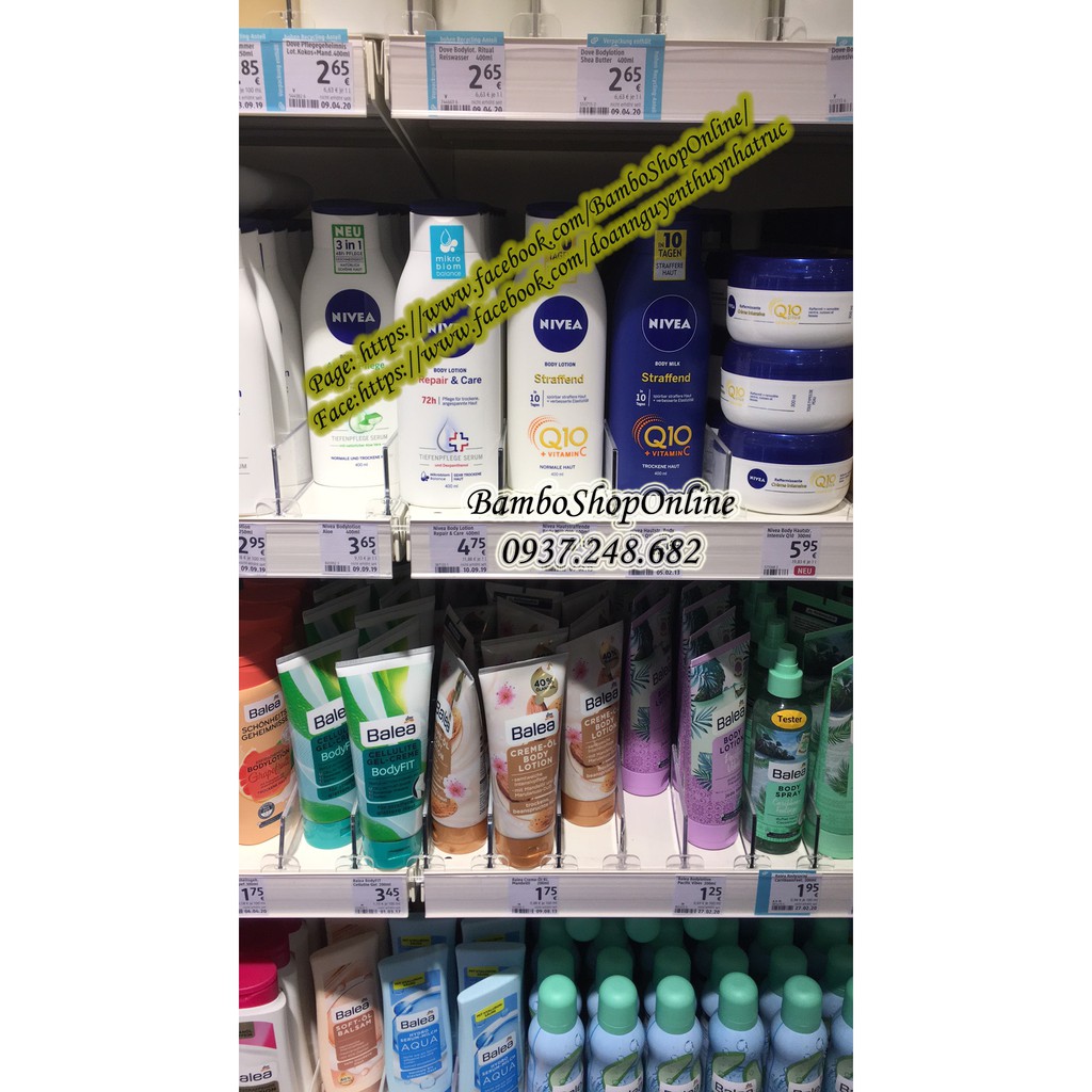 [Hàng nội địa Đức xách] Dưỡng thể Nivea Body Lotion Q10 + Vitamin C giúp dưỡng ẩm và tăng đàn hồi da - 400ml | BigBuy360 - bigbuy360.vn