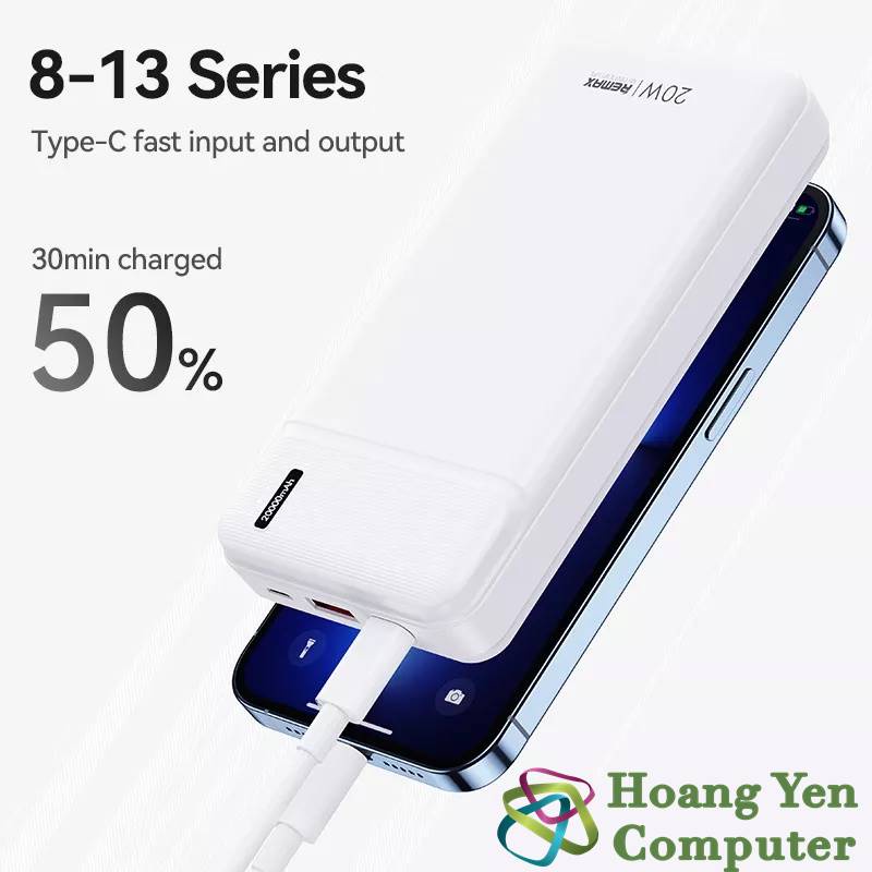 Sạc Dự Phòng Remax RPP-288 20000Mah (Sạc Nhanh QC3.0 18W, PD 20W) - BH 1 Năm - Hoàng Yến Computer