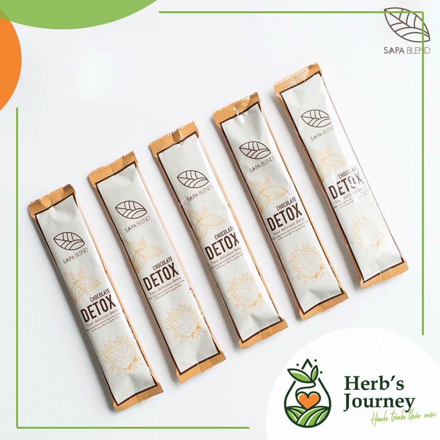 Chocolate Detox - Traphaco Sapa - Hộp 12 gói - Thanh lọc cơ thể