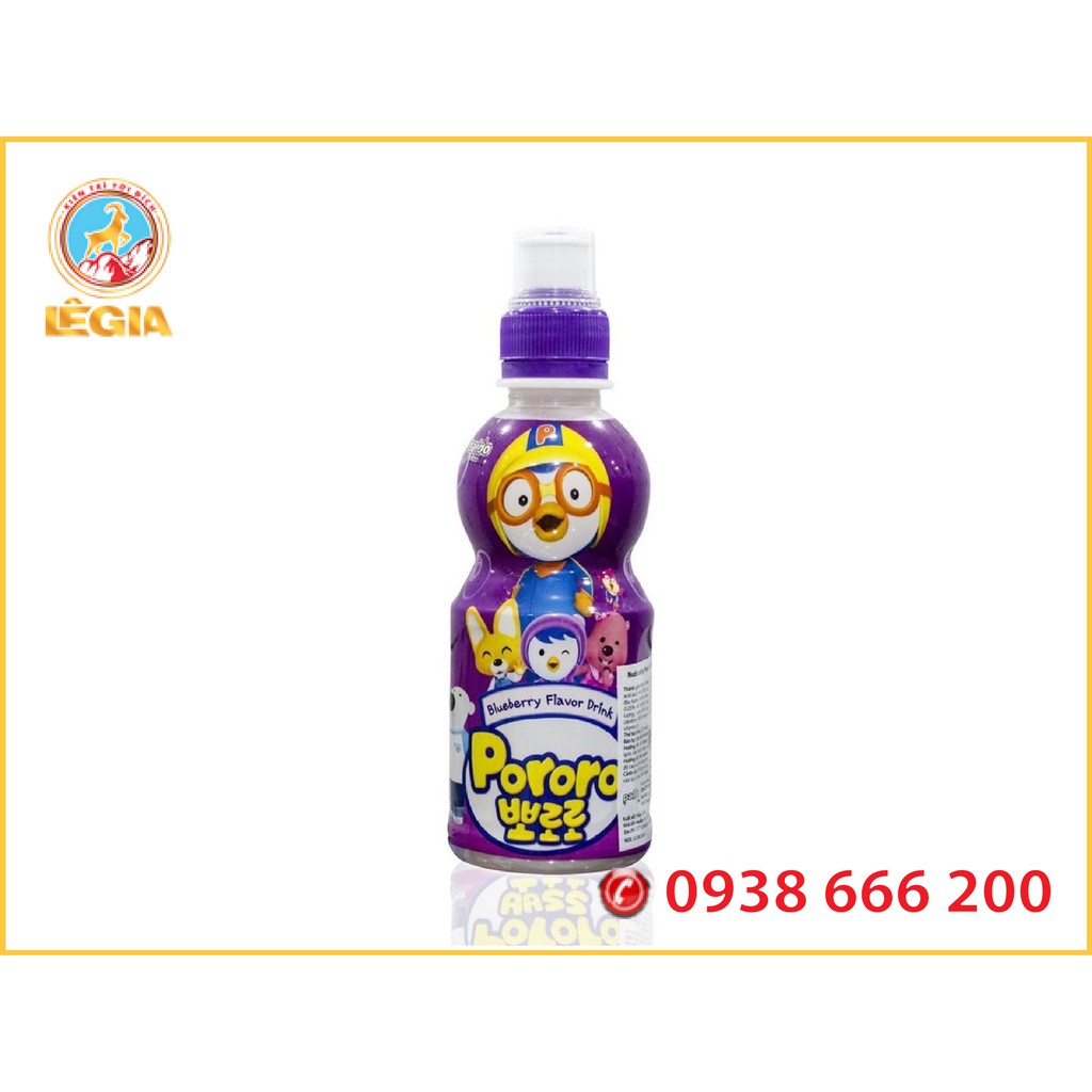 NƯỚC TRÁI CÂY PORORO VỊ VIỆT QUẤT 235ML