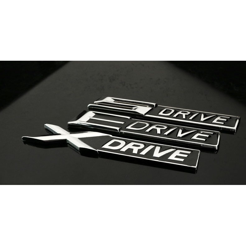 Logo Chữ Xdriver, Edriver, 5driver Dán Trang Trí Xe ô Tô MS-117