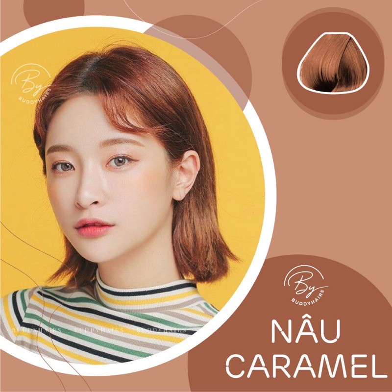 Thuốc nhuộm tóc Nâu caramel