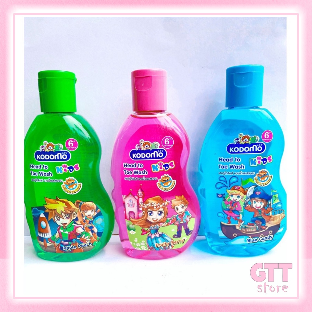 Sữa tắm gội toàn thân Kodomo 200ML Thái Lan dành cho trẻ em GTT store