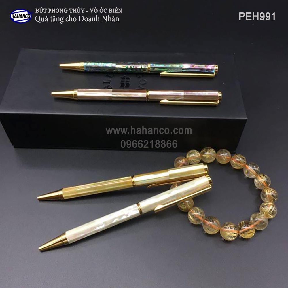 Bút ký khảm ngọc trai phong thủy vô cùng độc đáo - Đẳng cấp - Thành công - PEH991