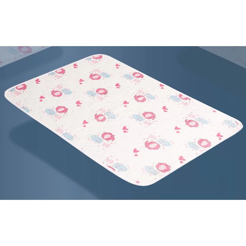 Tấm lót nằm xô sợi tre muslin, hàng đẹp loại 1 mặt sau có chống trơn(50*70cm)