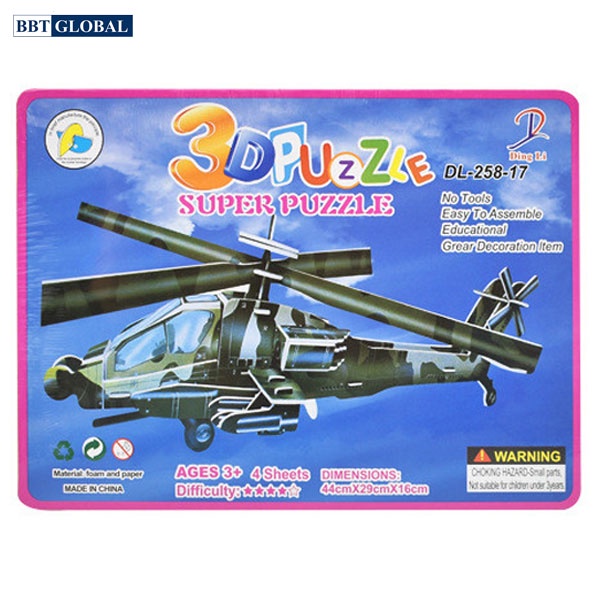 Đồ chơi xếp hình 3D nhiều hình cho bé BBT GLOBAL LX-851