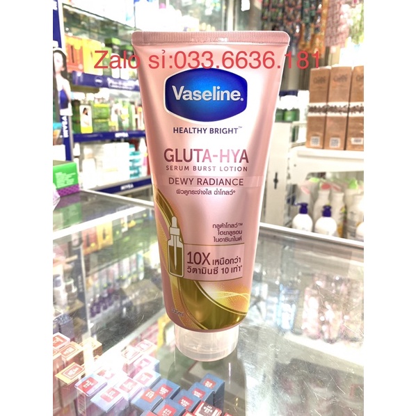 1 chai vaseline dưỡng thể trắng da chuẩn hàng Thái Lan chai 300g