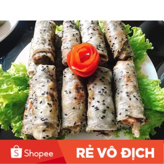 Bánh tráng mè đen 100% bột gạo