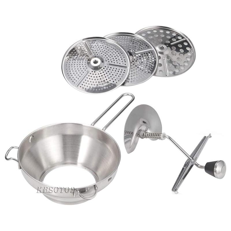 [Kesoto2] Máy Xay Thực Phẩm Với 3 Đĩa Giao Diện Cho Nghiền Khoai Tây Thuần Khiết