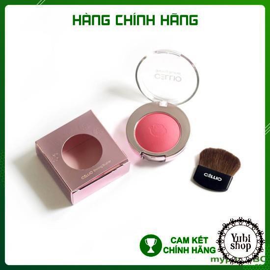 Phấn Má Hồng Cellio Chính Hãng - Hàn Quốc - Phấn Má Ngọc Trai Cellio Shining Blusher - HN